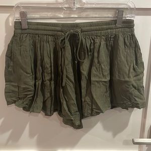 Calla Shorts, Jack by BB Dakota Drawstring, Army Green shorts, Size XS